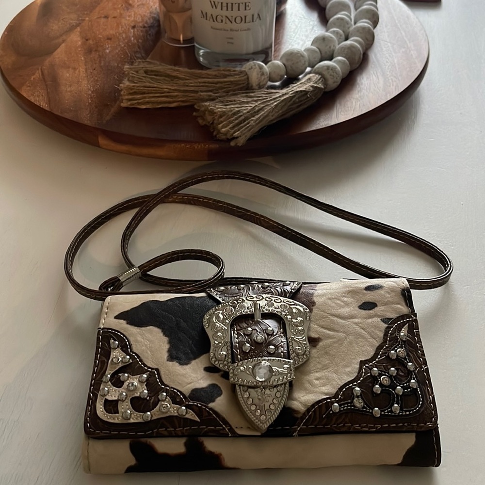 Crossbody Cow Print Purse